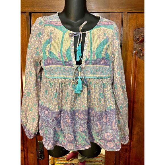 SPELL DESIGNS & THE GYPSY COLLECTIVE XANADU BLOUSE XS WORN ONCE ONLY - Picture 2 of 16